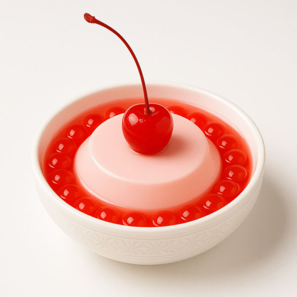 Strawberry Jelly Pudding - HOP