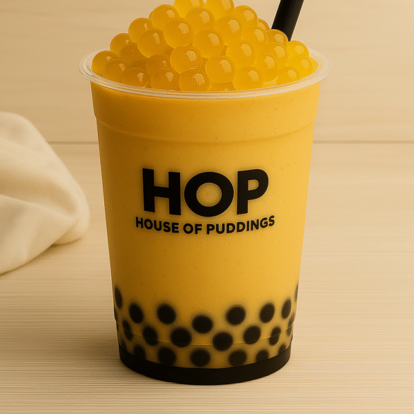 Mango Popping Boba Milkshake