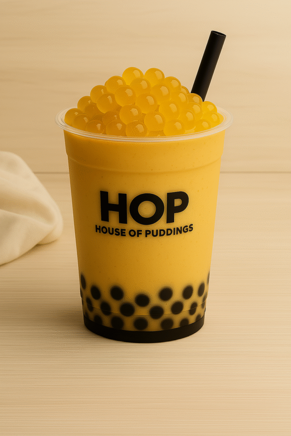 Mango Popping Boba Milkshake