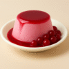 Raspberry-jelly-pudding