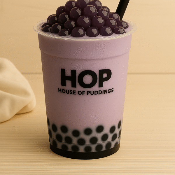 Taro Popping Boba Milkshake